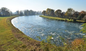 Il Canale Muzza (Foto Walter Ferrari) 