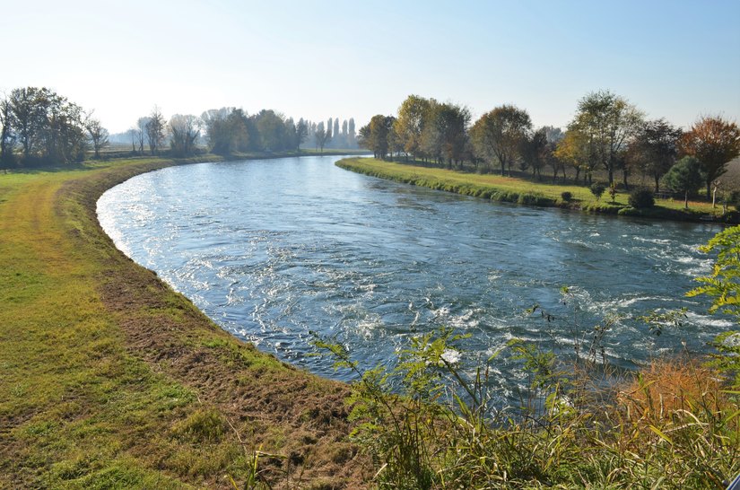 Il Canale Muzza (Foto Walter Ferrari) 