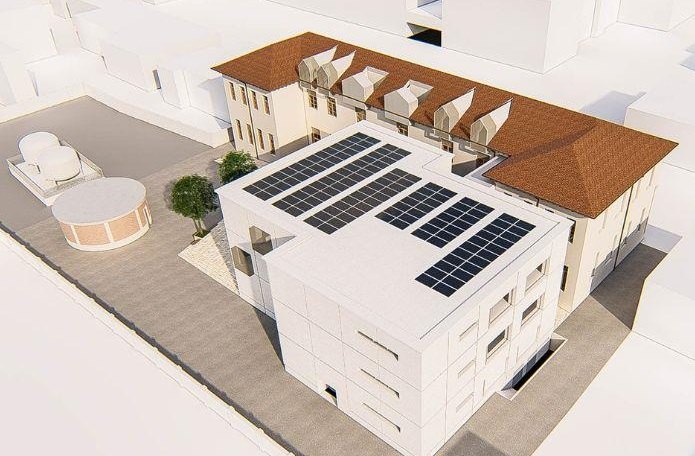 Rendering del progetto del Nuovo polo culturale 