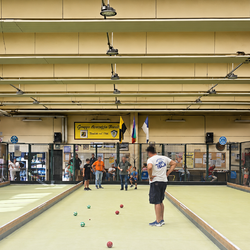 Il bocciodromo comunale, inaugurato nel 2003 
