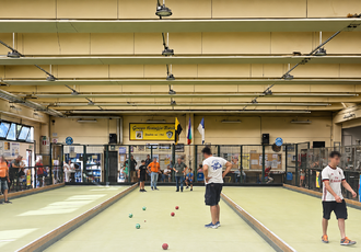 Il bocciodromo comunale, inaugurato nel 2003 
