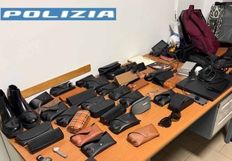 La refurtiva recuperata dalla polizia 