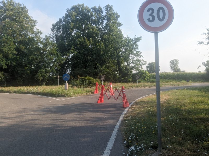 Peschiera Borromeo, Via Trento interdetta al traffico veicolare 