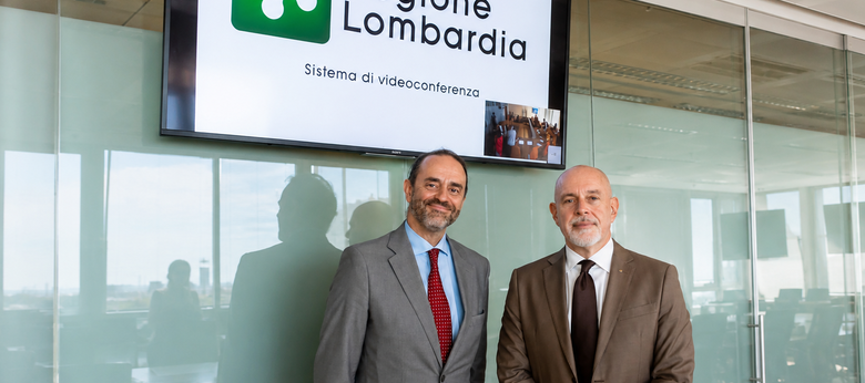 Giulio Guala con il presidente della VI commissione Alessandro Cantoni 