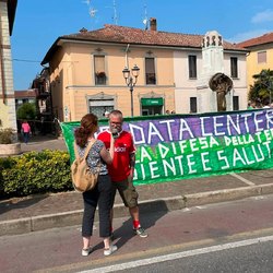 Un momento della manifestazione del 11 luglio. 
