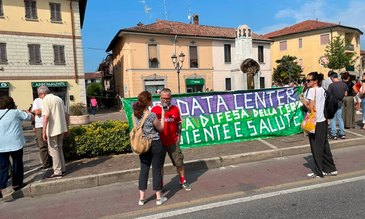 Un momento della manifestazione del 11 luglio. 