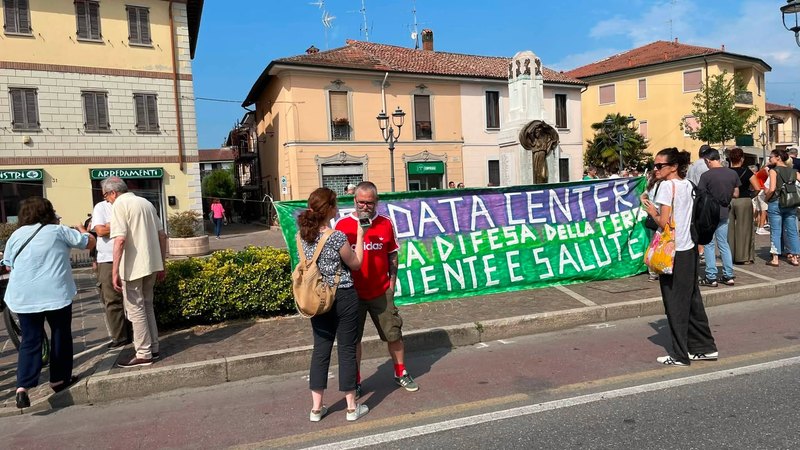 Un momento della manifestazione del 11 luglio. 