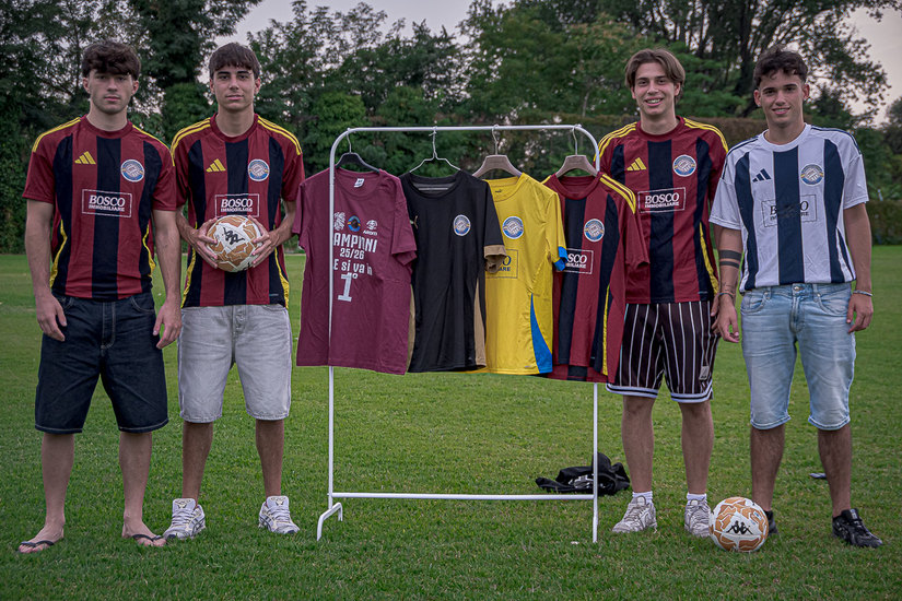 Da sinistra Rumori Riccardo (2006), Moretti Stefano (2006), Chiello Leonardo (2006) e Guidotti Andrea (2006) 