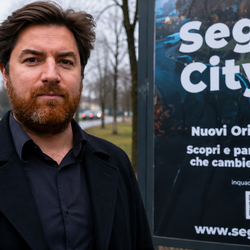 Lo screenshot del video nel quale l'attuale sindaco allora assessore presentava il progetto 