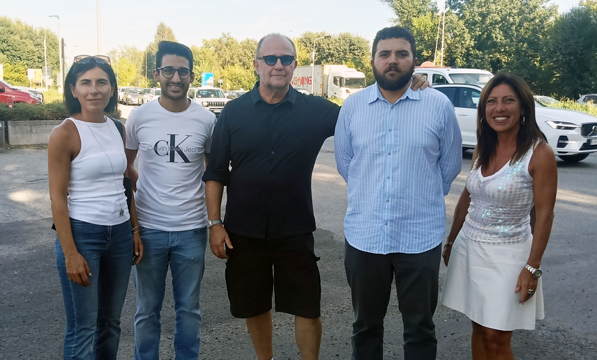 I rappresentanti dei circoli di Fratelli d’Italia alla manifestazione sulla Paullese 