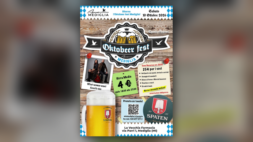 La locandina di Oktobeer fest Mediglia 2026 