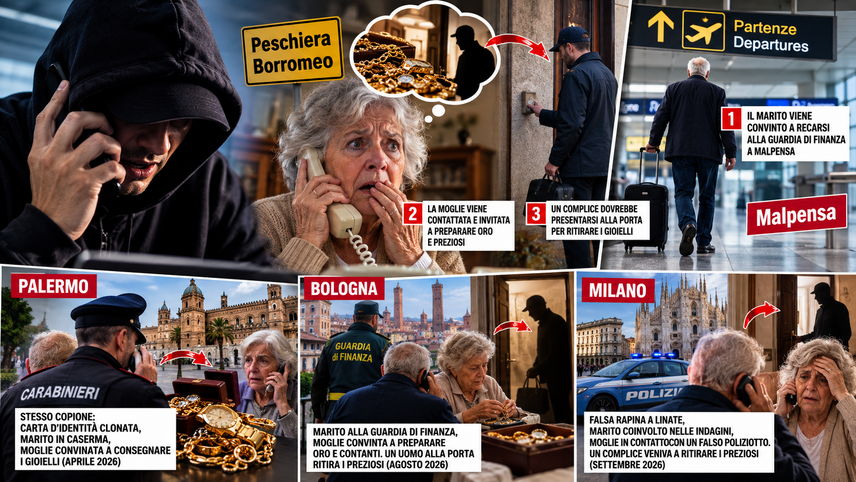 Truffe agli anziani, il copione utilizzato dai criminali 