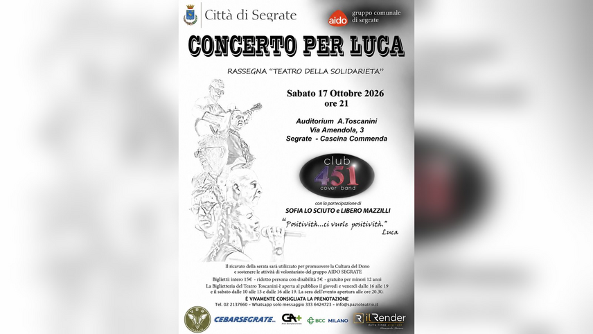 Concerto per Luca, Cascina Commenda 