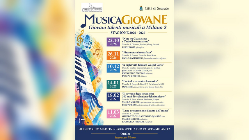 Musica Giovane 2026-2027 