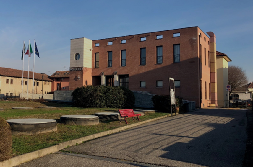 Il municipio di Dresano 