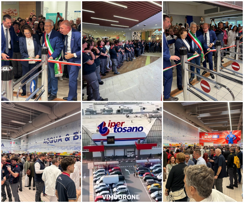 Inaugurazione del nuovo Iper Tosano di Vimodrone 