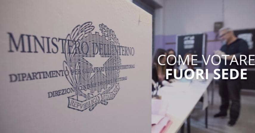Come votare fuori sede 