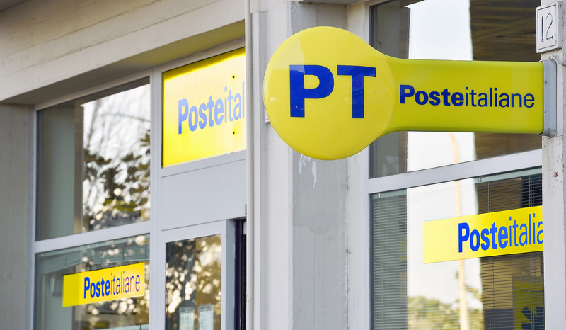 Un ufficio postale di Poste Italiane 