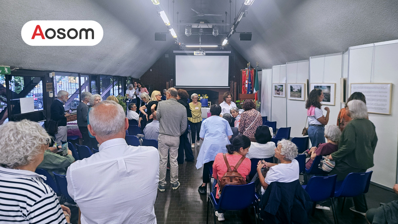 L'inaugurazione della mostra Le Madri lontane a Corsico 