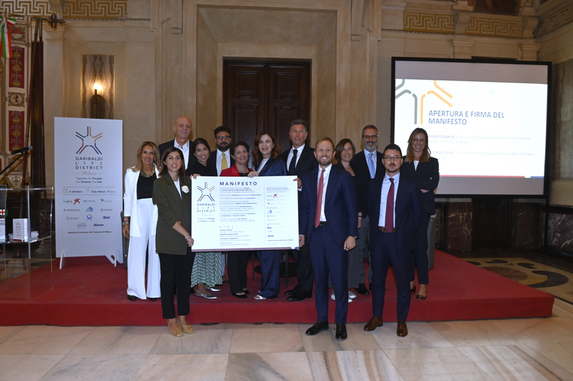 Le aziende del Garibaldi Life District con il Manifesto firmato 