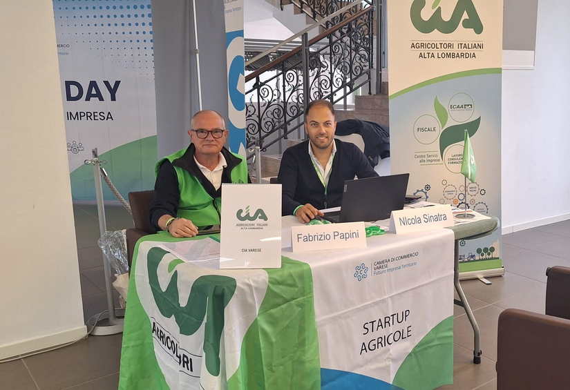 Lo stand di Cia Alta Lombardia al Focus Day Nuove Imprese 