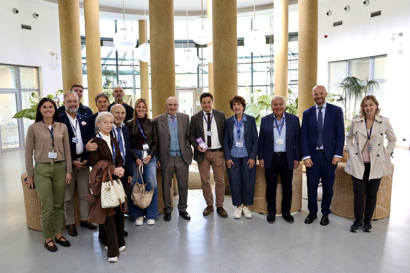 L'incontro tra Acqua Minerale San Benedetto e Locali Storici d'Italia nella sede di Scorzè 
