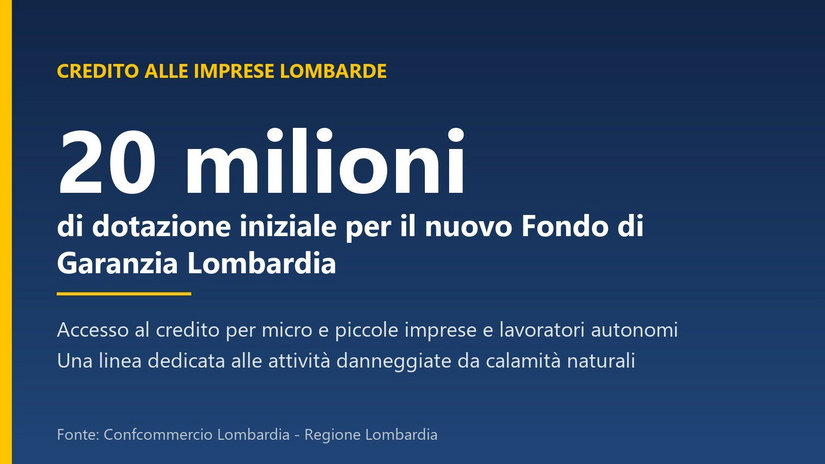 Il nuovo Fondo di Garanzia Lombardia in cifre 