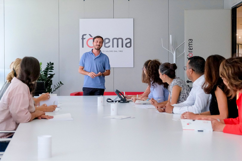 Un momento di formazione di Fòrema 