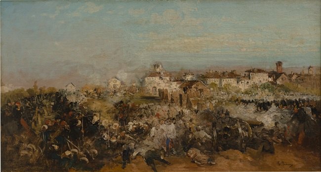 Bozzetto per la Battaglia di Magenta 