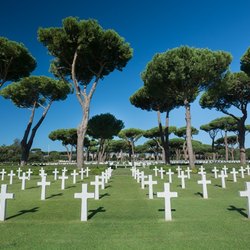 Il cimitero americano di Anzio 