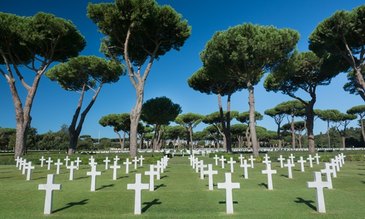 Il cimitero americano di Anzio 