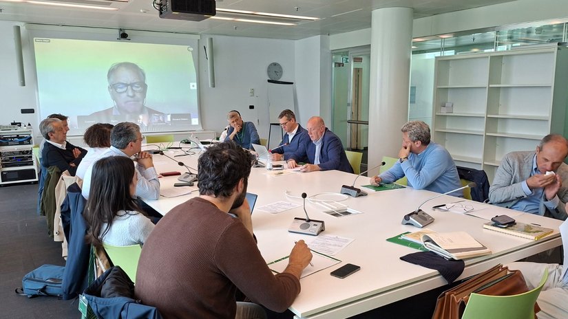 Un momento dell'incontro 