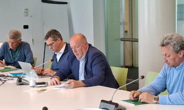 Il consigliere regionale Alberto Mazzoleni a Palazzo Lombardia 