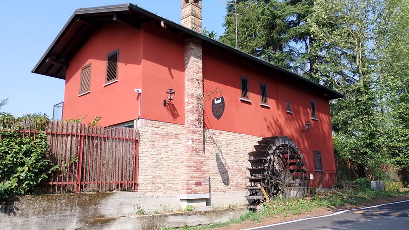 Molino Pila sulla Molinetta nel Castrum di Zoate a Tribiano (Mi) 