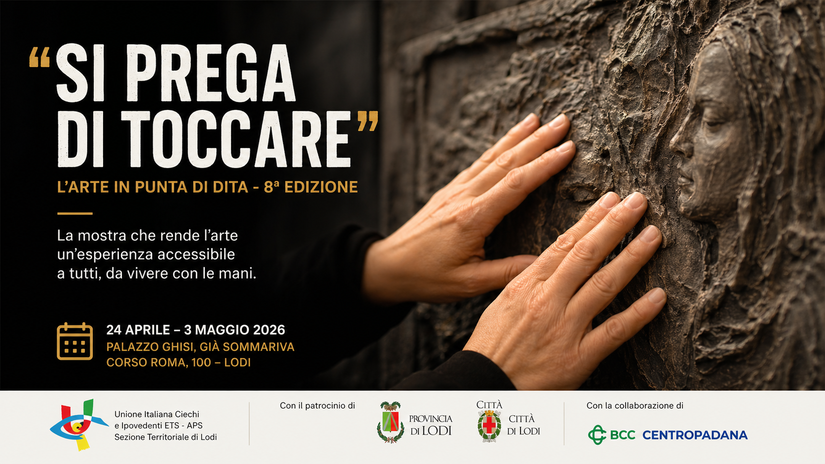 Si prega di toccare, l'arte in punta di dita 