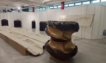 Foto allestimento della mostra 