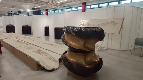 Foto allestimento della mostra 