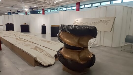 Foto allestimento della mostra 