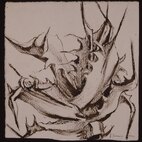 Francesco Somaini, Agave, 1953, inchiostro di china su carta