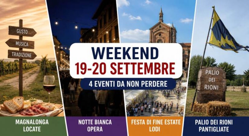Cosa fare nel weekend del 19-20 settembre 
