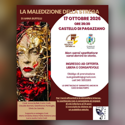 La locandina di La maledizione della strega al Castello di Pagazzano 