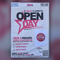 Open Day della MTA al Cinema Teatro Fellini di Rozzano 