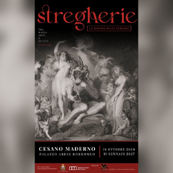 La locandina della mostra Stregherie 