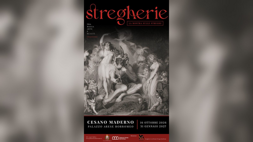 La locandina della mostra Stregherie 