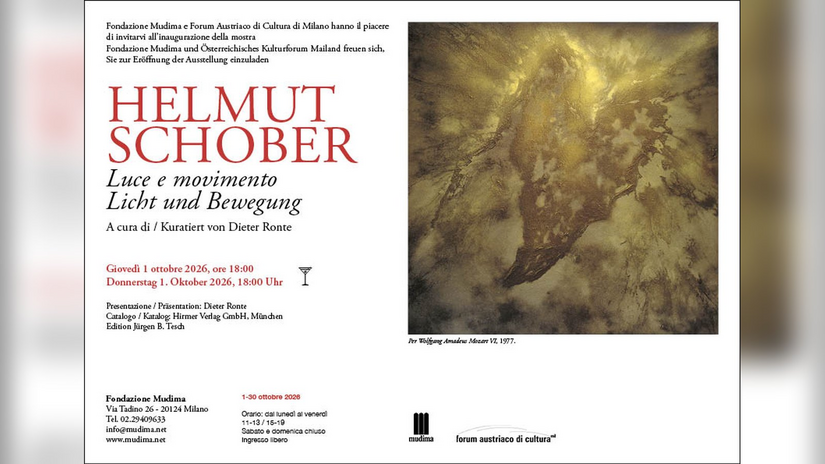 Helmut Schober. Luce e movimento alla Fondazione Mudima 