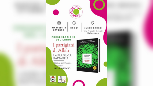 La locandina della presentazione de I partigiani di Allah 