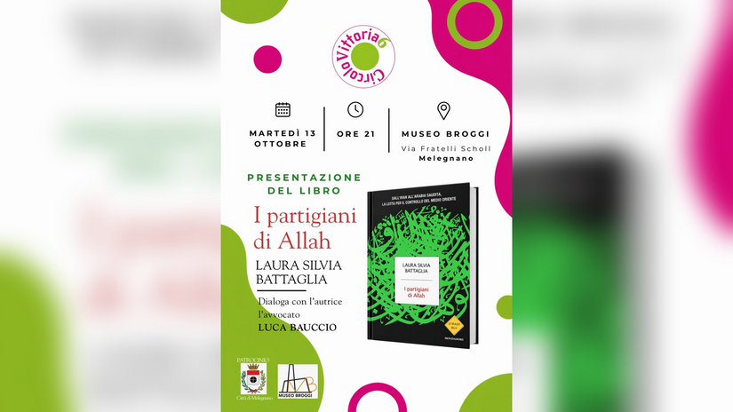 La locandina della presentazione de I partigiani di Allah 