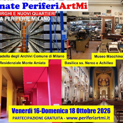 Alcuni luoghi delle Giornate PeriferiArtMi di ottobre 