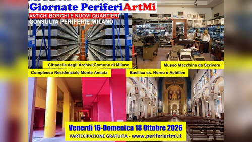 Alcuni luoghi delle Giornate PeriferiArtMi di ottobre 