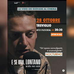 La locandina della proiezione di «E se ora, lontano» a Treviglio 